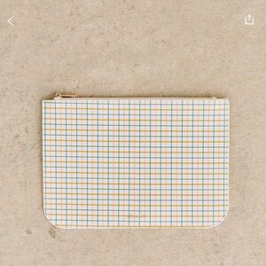Sezane Big Zipped Pouch Multicoloured Stripes - Size TU